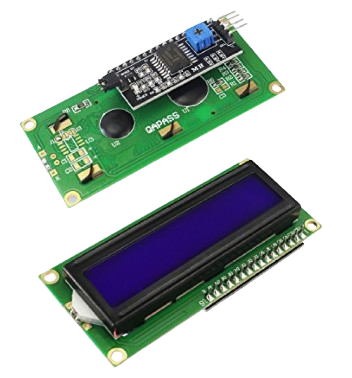LCD 16x2 Display with I2C Interface