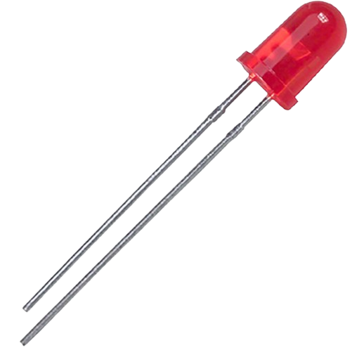 5mm LED – Standard Round Diffused / Clear LED