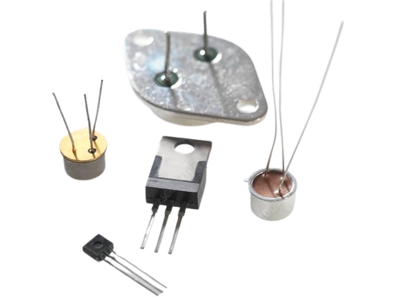 Register, Capacitors and transistors