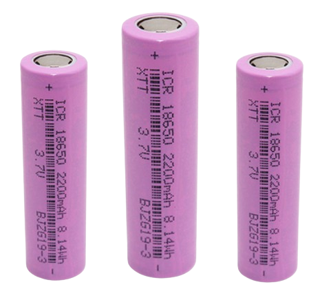 18650 2200mAh Lithium-ion Rechargeable Battery